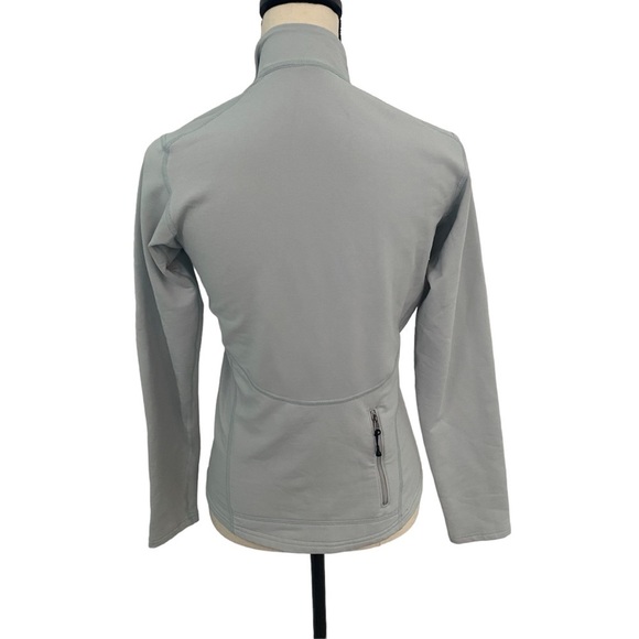 Patagonia Women’s 1/2 Zip Tech Pullover Top Cycling Pocket Sz Small Blue Gray - Picture 4 of 12